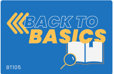 BACK TO BASICS